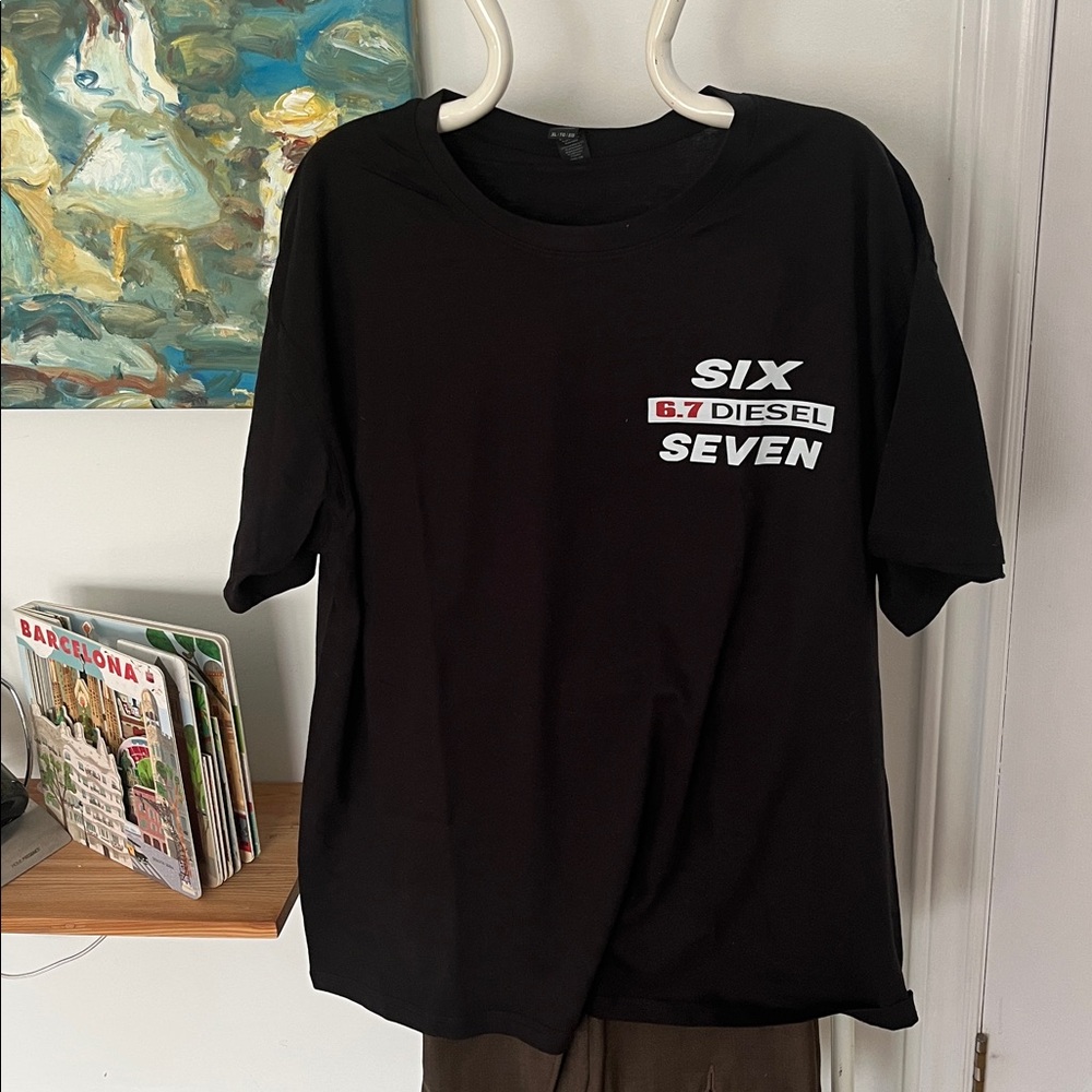 Six 6.7 Seven Graphic T-Shirt (XL) short sleeves - Picture 2 of 8